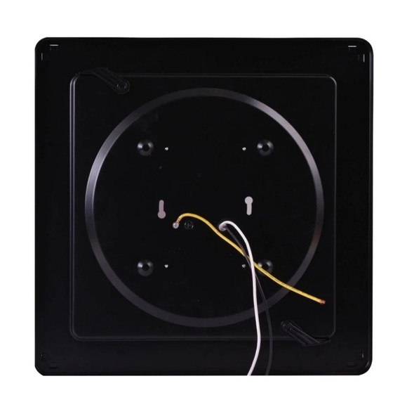 BH&G 14 Inch Integrated Metal Double Square Flush Mount Ceiling Light, Powder Co - Picture 4 of 5